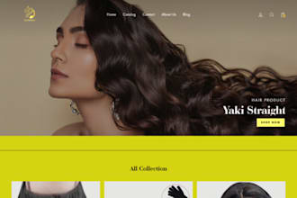 hair extension shopify store hair extension store hair website beauty website