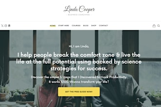 design wix life coaching, career, therapy, consultant, speaker, mentor website