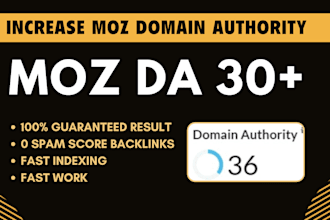 increase your moz da 50 plus