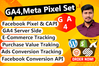 setup meta facebook  pixel, capi, conversion API with GTM ecommerce