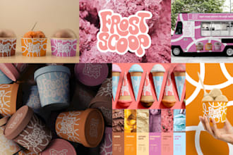design a bold logo, brand book, visual identity, brand guidelines