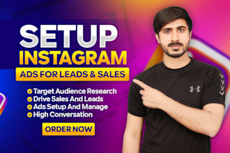 setup instagram ads for leads and sales