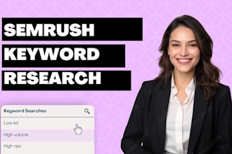 do advance SEO long tail keyword research and competitor analysis