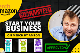 create merch by amazon account tier 10, 1k or 10k