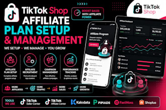 tiktok shop affiliate plans setup and management tiktok ads compaigns manger