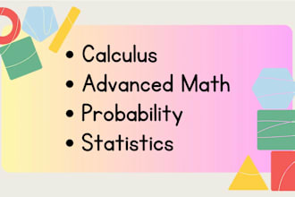 tutor you in advance physics, statistics, mathematics, physics labs