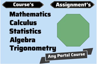help in mathematics statistics calculus algebra trigonometry assignments