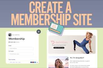 design membership website subscription website