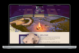 design tarot reading website reiki website spiritual tarot reading website