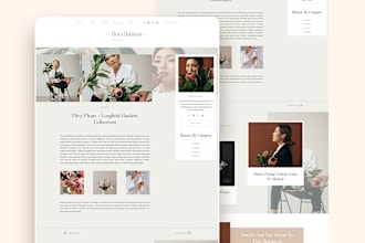 design showit website and customization