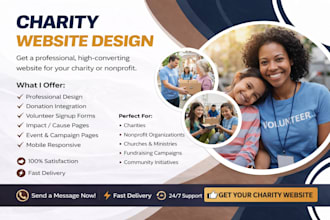build nonprofit website charity website nonprofit website