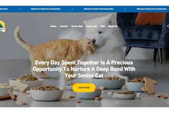 design pet supplies shopify store pet products website pet dropshipping store