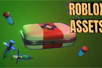 be your modeler and builder for roblox assets