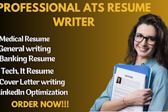 write federal resume, scrum master, agile, cover letter, linkedin setup and cv