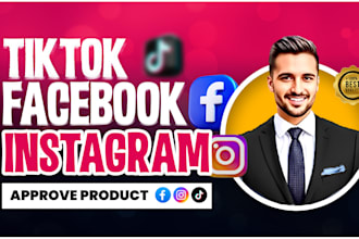 set up tiktok shop, facebook shop, instagram shop, and tiktok dropshipping