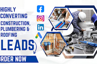 generate exclusive  plumbing leads, construction roofing, handyman leads for you