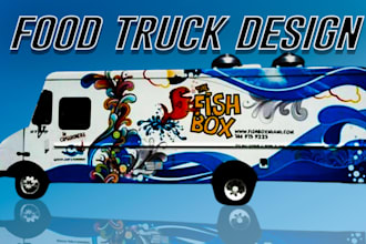 do stunning vehicles wraps, food truck wrap, car wrap design