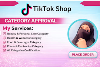 approve tiktok shop category and unlock restricted categories