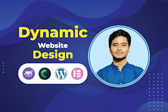 build dynamic wordpress website by crocoblock, elementor,astra, jet engine