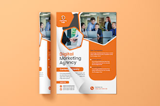 do business , custom, pamphlet, leaflet and  marketing flyer