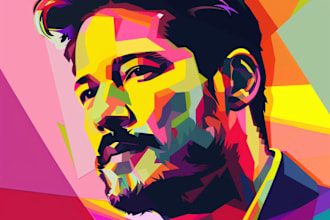 draw awesome wpap pop art portrait