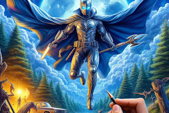 draw an amazing custom superhero portrait