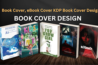 design professional ebook cover or KDP book cover design