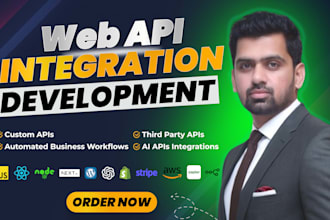 do api integration backend api development rest api fix with node js