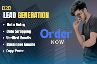 do lead generation, b2b, find email and data collection