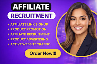 do affiliates link promotion for sign up, affiliate recruitment, referral link