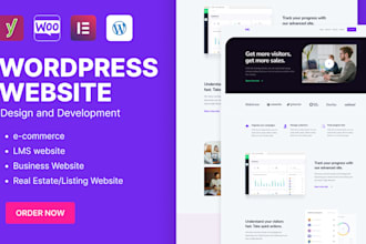 develop elementor landing page design, squeeze page or sales funnel page design