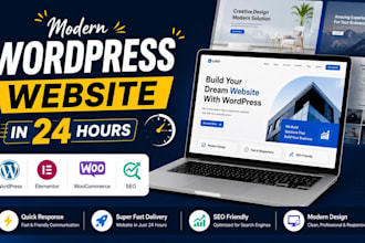 build wordpress website, custom wordpress website, business website development