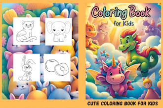 do professional coloring book design in 24 hour