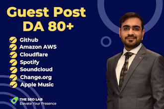 provide da 80 guest post seo backlinks through blogger outreach