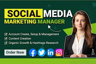 be your social media marketing manager monthly content plan