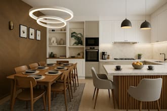 design a modern, functional kitchen layout