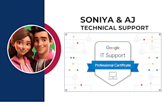 be your technical support and IT engineer, windows, email, gsuite, wordpress