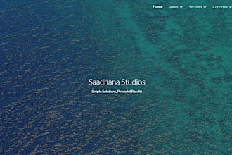 create a basic website for you on google sites