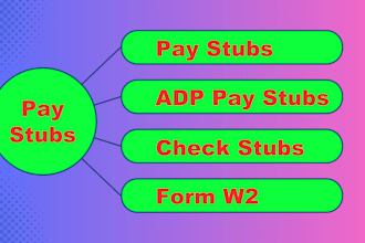 do paystub, adp paystub, paycheck , payroll , 1099 and w2 , w3