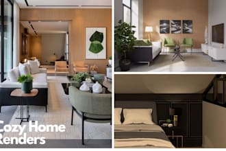 create cozy home renders from bare interiors