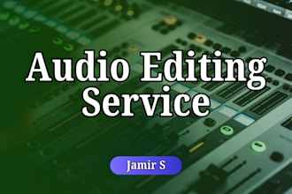 edit your podcast, voiceover or audiobook