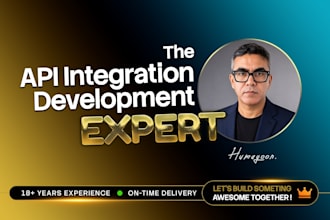 be expert API integration and development
