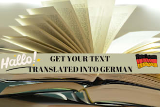 translate your book from english into german