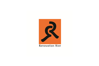 design serious top quality renovation riot logo
