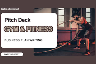 edit investor gym pitch deck design gym business plan redesign gym studio ppt