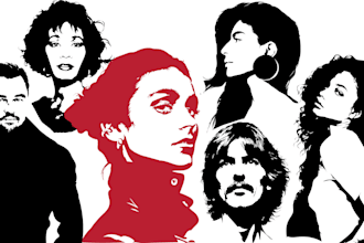 turn your picture into a stencil, silhouette or line art