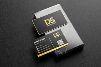 design professional and unique business card for you