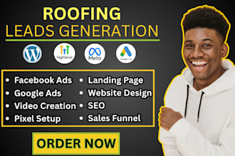 roofing leads solar hvac construction handyman leads roofing landing page