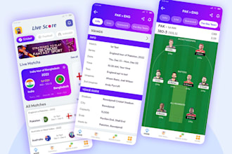 develop fantasy sports websites, fantasy football tournament, cricket app