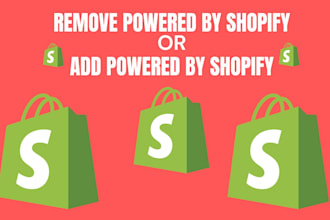 remove powered by shopify add powered by shopify on your store footer